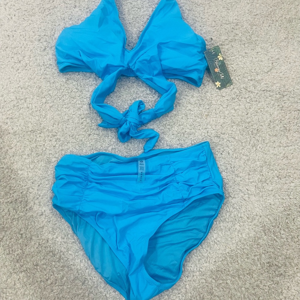 Vibrant Blue Bikini Set